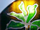 роспись стекла | painting on glass, fragment
